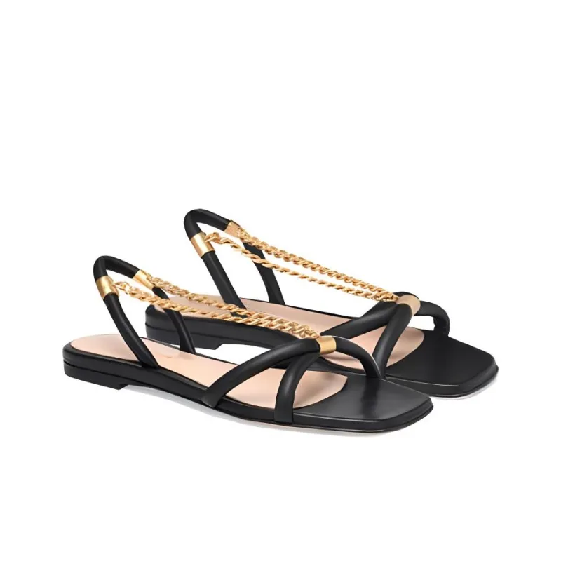 GIANVITO ROSSI Minerva Strap Sandals Women's Black-2