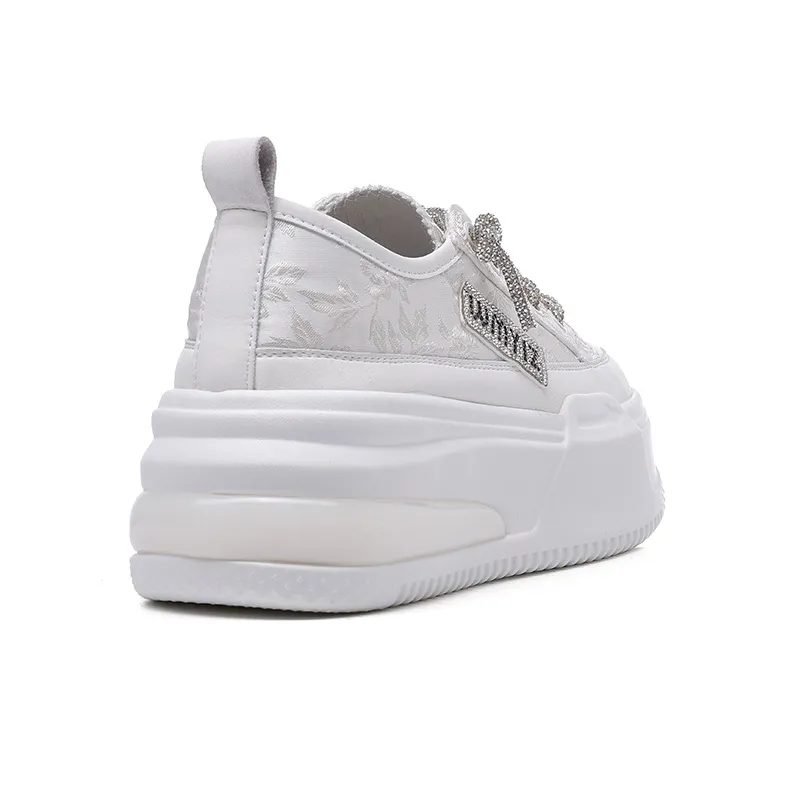 KEJIANNI Lightweight Height Increasing Low-Top Skateboard Shoes Women's-3