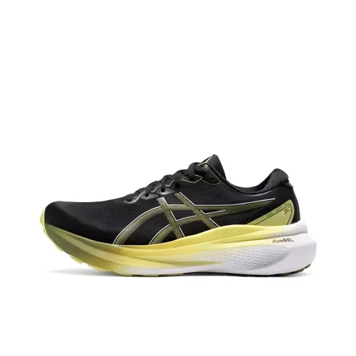 Asics Gel-Gel-dedicate 30 Cushioning Anti-Slip Wear-Resistant Breathability Low-Top Running Shoes Men's Black Yellow