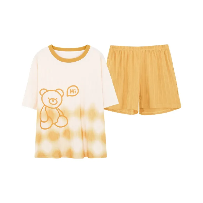 The Story Of The Flower Season Pajama Set Women's White-0