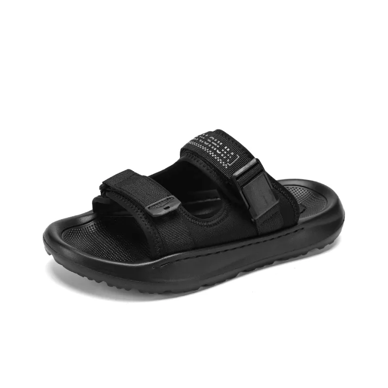 G.N.SHIJIA PU Polyurethane Stitching Slide Slippers Men's-1
