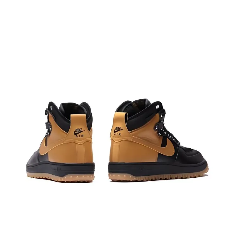 Nike Air Force 1 Shock Absorbers High Top Skateboard Shoes Unisex Light Brown-4