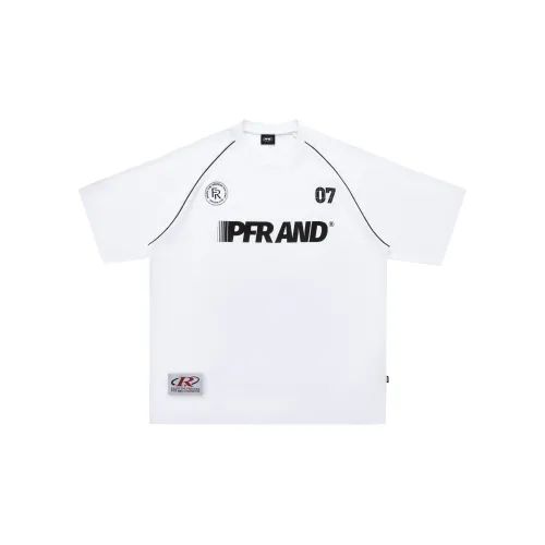 PFR AND T-Shirts Unisex White