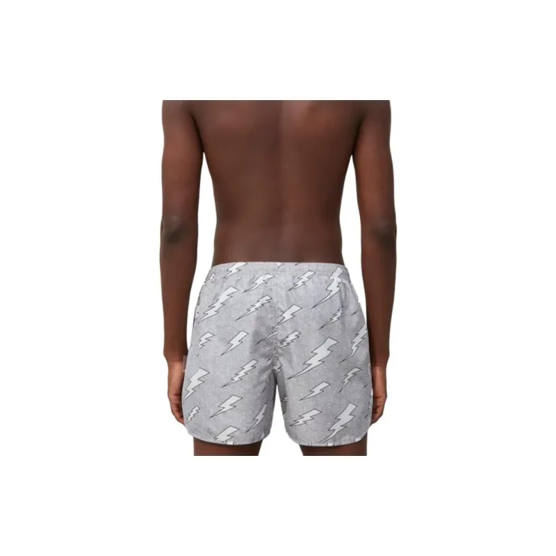 Neil Barrett SS24 Swimming Shorts Men's Light Gray-1