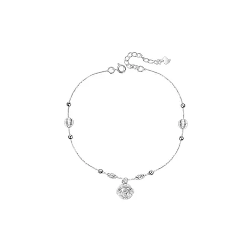 Old Qingyun Silver Building Anklets Women's