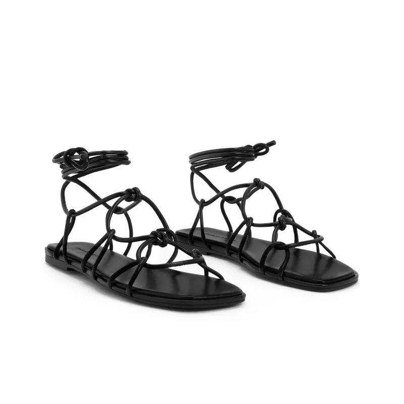 CHARLES&KEITH Small Ck One Strap Sandals 1.3cm Women's Beige/Beige/Black-7