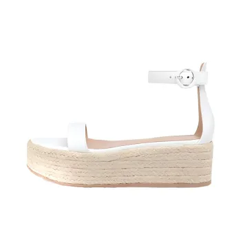 GIANVITO ROSSI Seville Strap Sandals 6cm Women's White