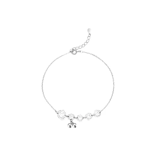 Old Qingyun Silver Building Anklets Women's