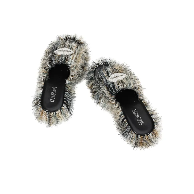UanDi Slip-Resistant Abrasion-Resistant Slide Slippers Women's-6