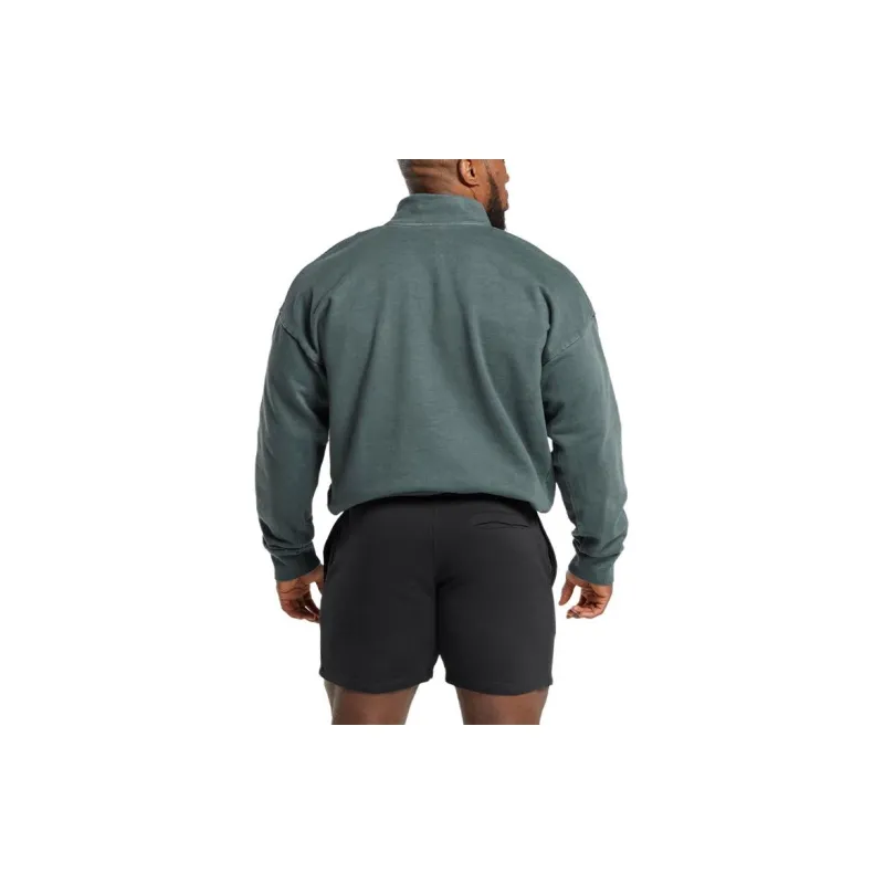 GYMSHARK PREMIUM LEGACY 1/4 ZIP Sweatshirt Men's Cyan-1