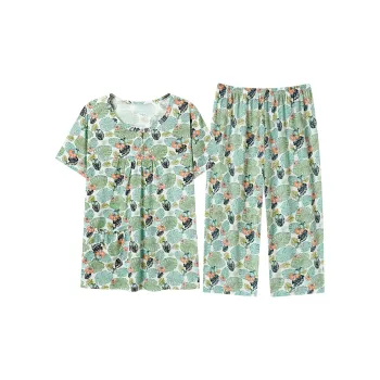 GOSO Pajama Set Women's Green Shades