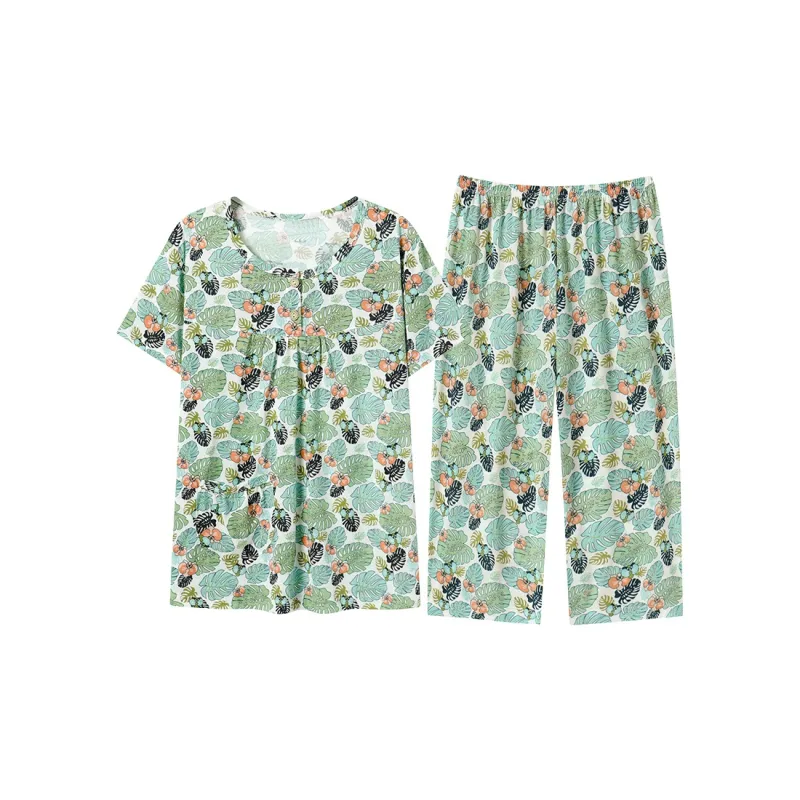 GOSO Pajama Set Women's Green Shades-0