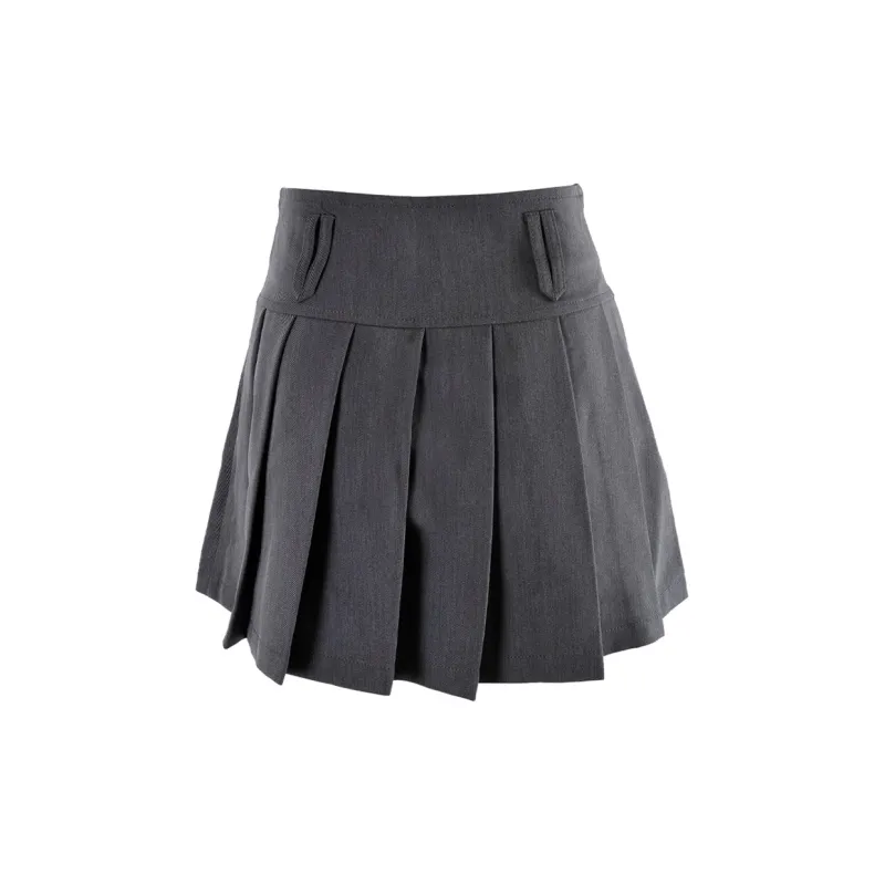 CLOUD SEASON Casual Short Skirts Women's Gray-1