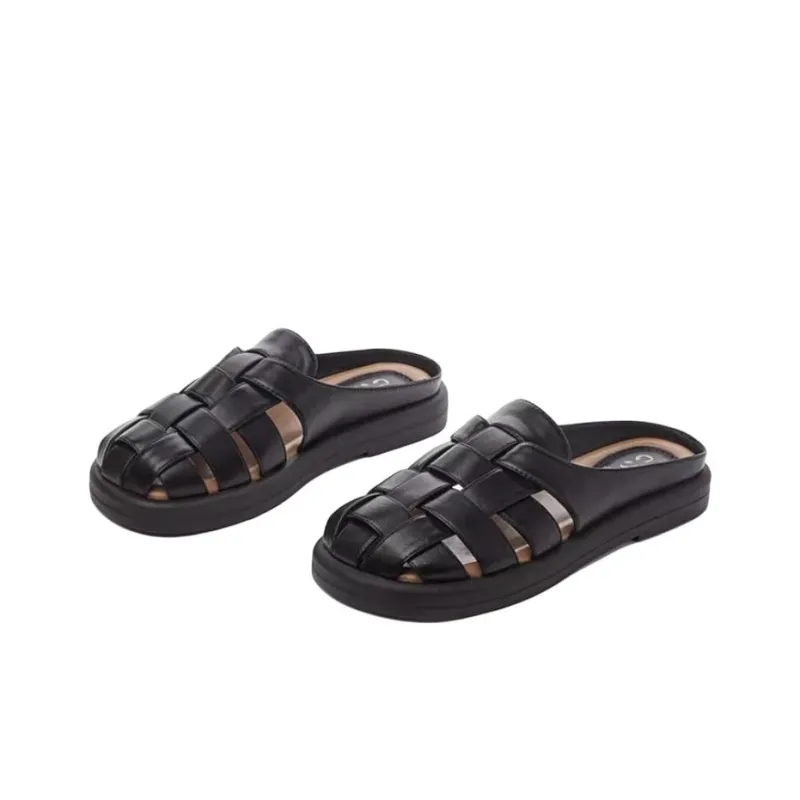 JOSINY Outdoor Slippers Women's Ecru/Black-1