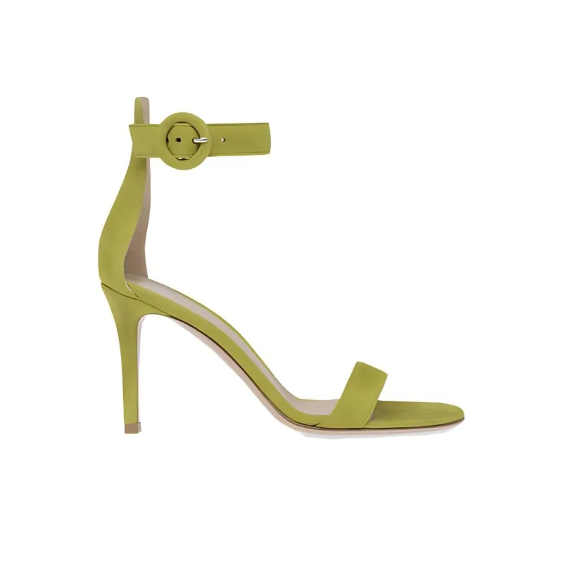 GIANVITO ROSSI Portofino 85mm Suede Sandals-1