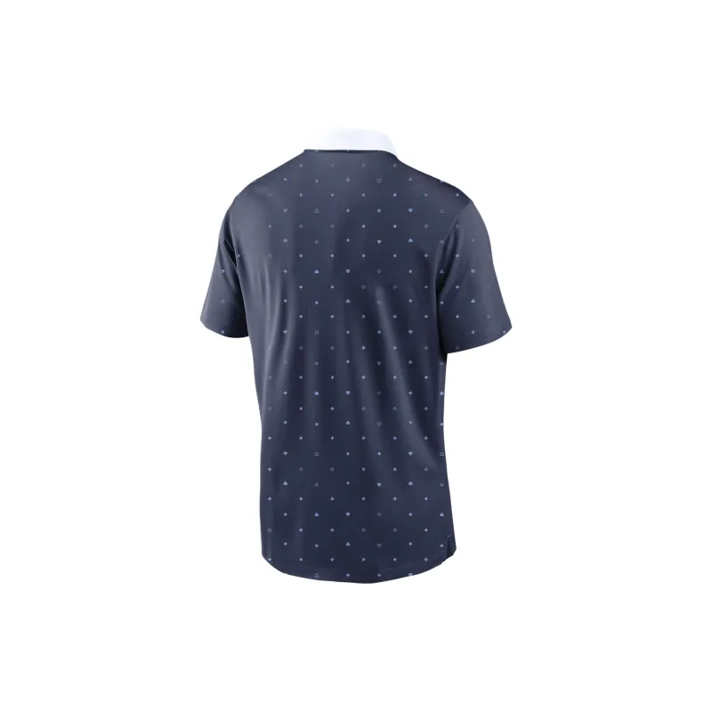 Nike MLB Collaboration Polo Shirt New York Yankees Men's Marine Blue-1