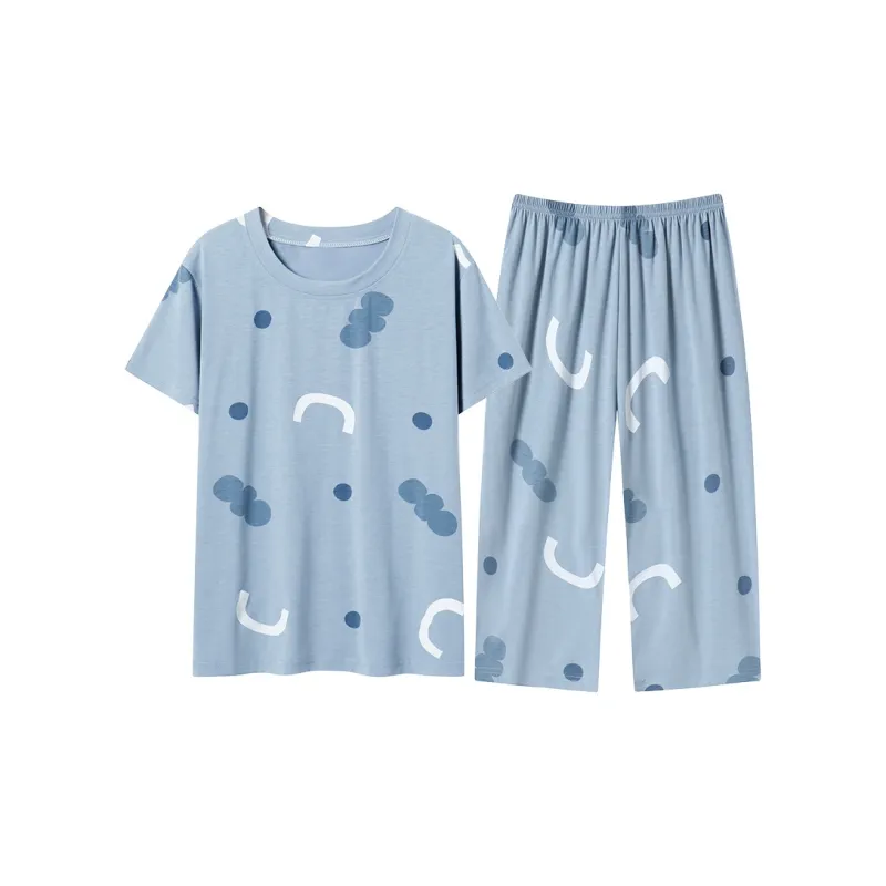 GOSO Pajama Set Women's Blue Shades-0
