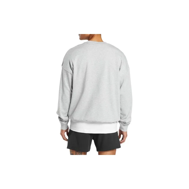 GYMSHARK REST DAY ESSENTIAL CREW Sweatshirt Men's Light Gray-1