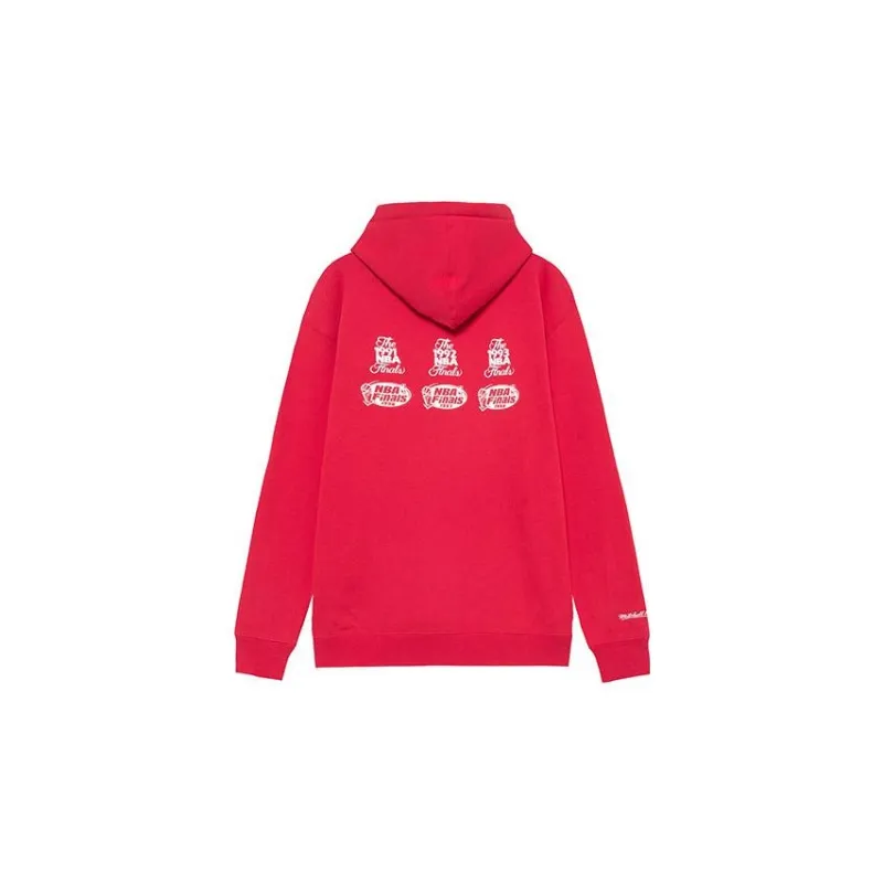 Mitchell Ness Sweatshirts Unisex Red-1