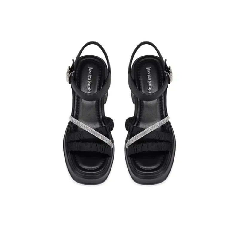 JESSICA SOPHIA Strap Sandals 6cm Women's-4