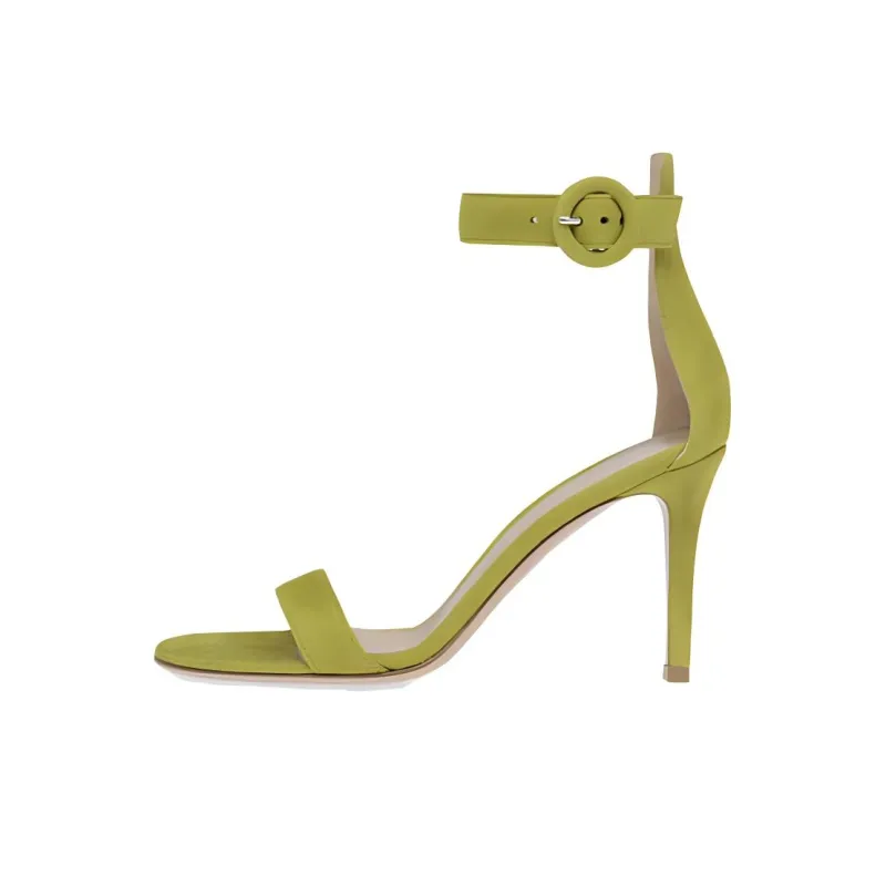 GIANVITO ROSSI Portofino 85mm Suede Sandals-0