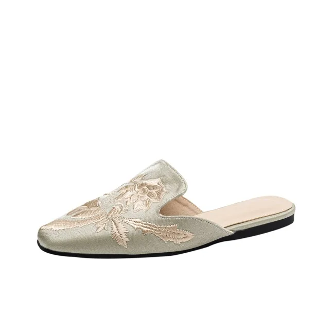 PWPJ Odor-Resistant Abrasion-Resistant Slip-Resistant Wrap-toe Slippers Women's-4