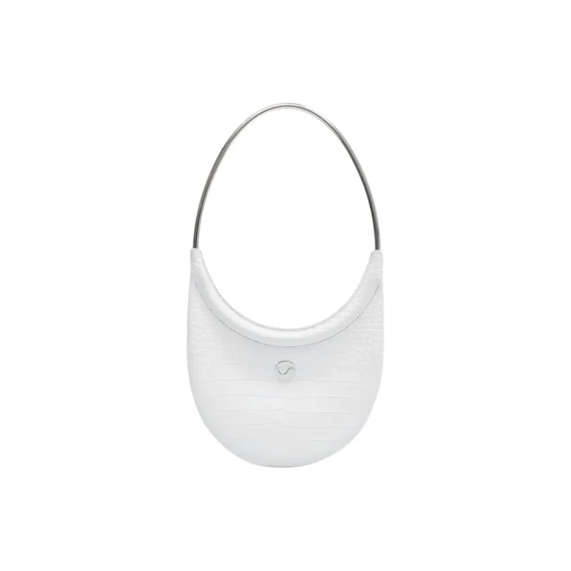 COPERNI Ring Leather Hobo Bag Handbag Women's White-0