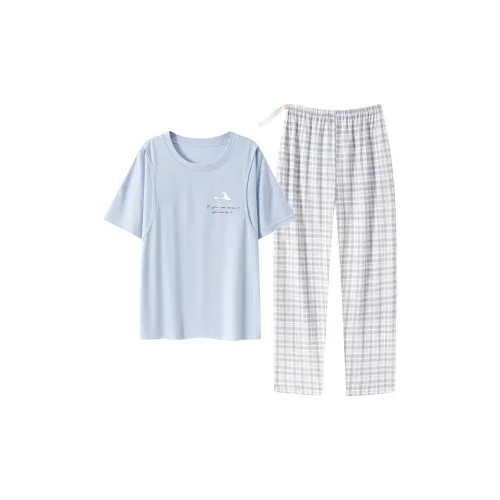 GOSO Pajama Set Women's Blue Shades