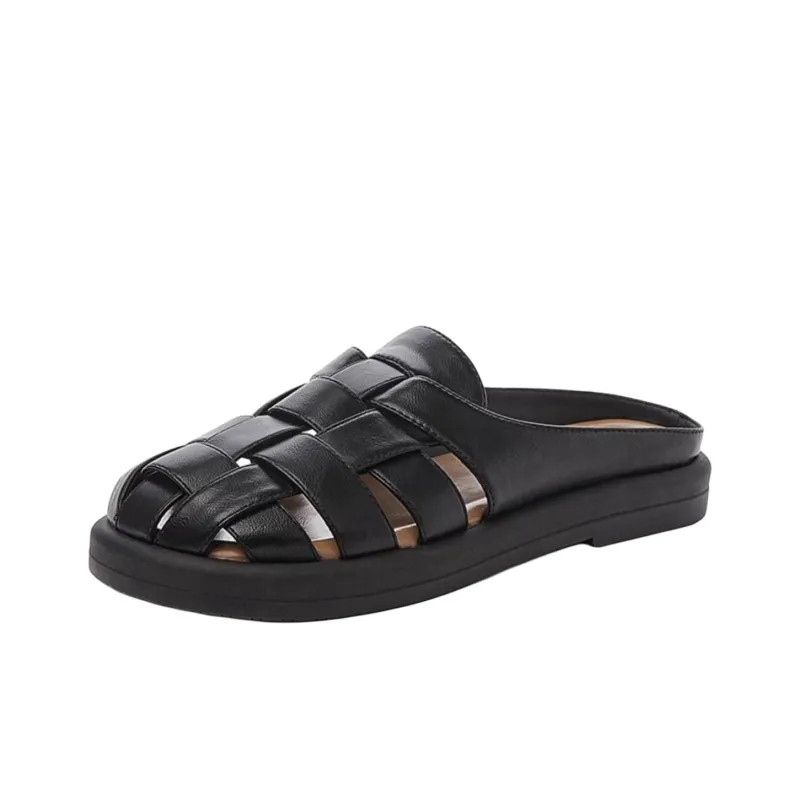 JOSINY Outdoor Slippers Women's Ecru/Black-0