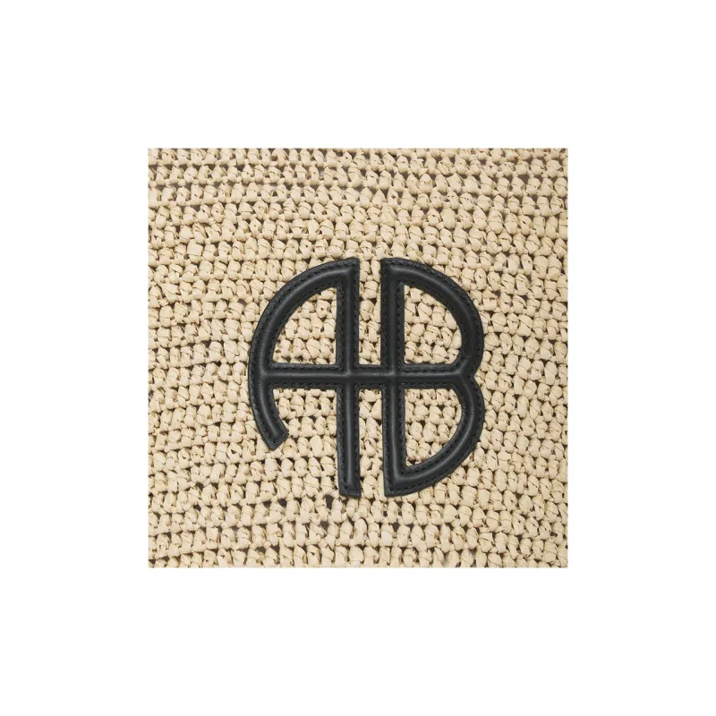 Anine Bing Leah Logo patch Tote Bag-3