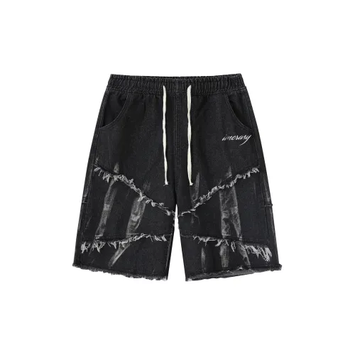 Imcrasy Denim Shorts Unisex Black