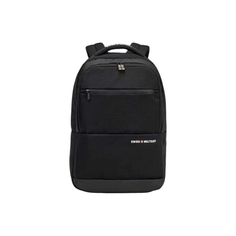 SWISS MILITARY PU Backpack Unisex Black-0
