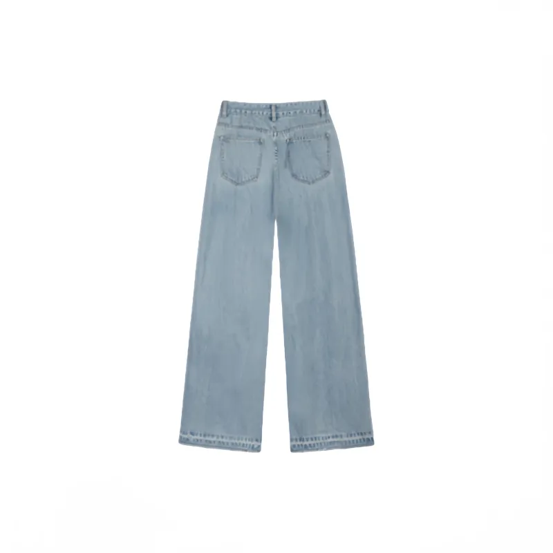 Mu Qingqing Jeans Women's Blue-1