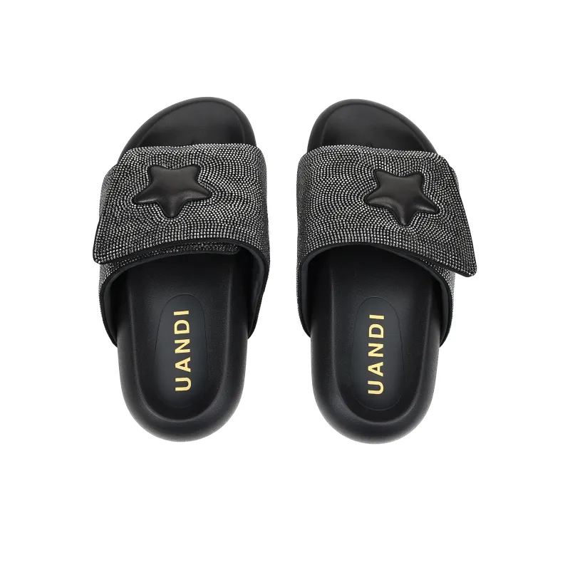 UanDi Abrasion-Resistant Slide Slippers Women's-5