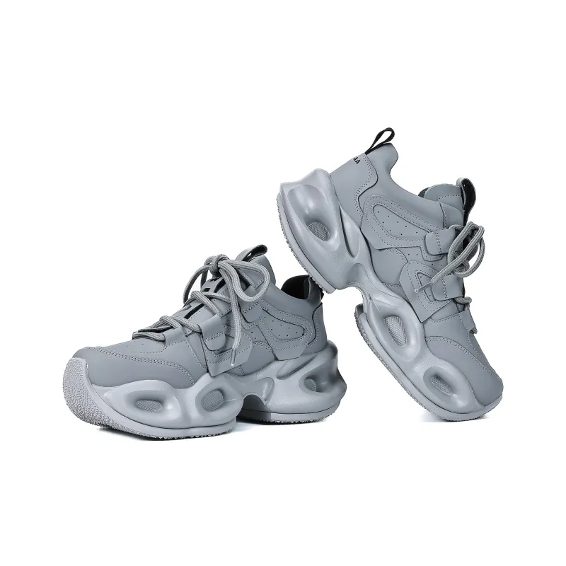 UanDi Cushioning Anti-Slip And Wear-Resistant Height Increasing Low-Top Chunky Sneakers Women's-5