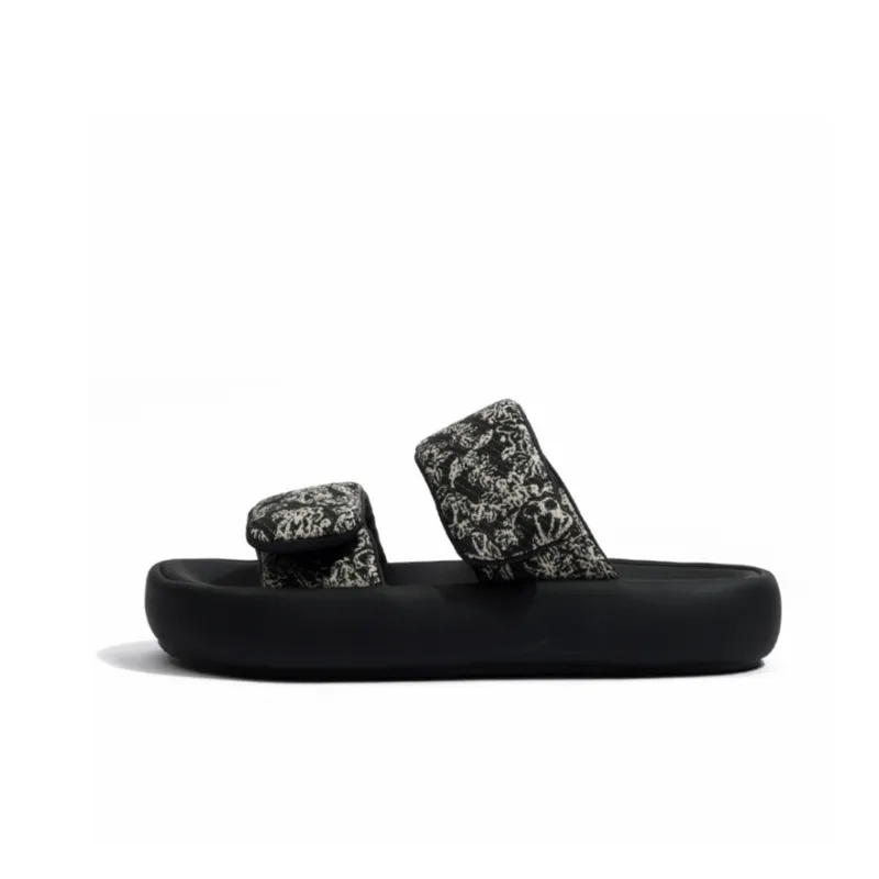 CHERRY&KALIKA Rubber Sole Slip Resistant Abrasion Resistant Slide Slippers Women's-2