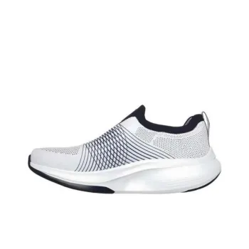 Skechers GO WALK Cushioning Wear Resistant Breathable Lightweight Rebound Low Top Casual Shoes Men's White Blue