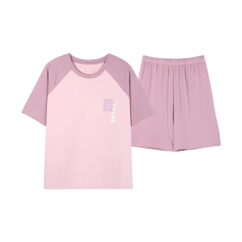The Story Of The Flower Season Pajama Set Women's Light Lavender