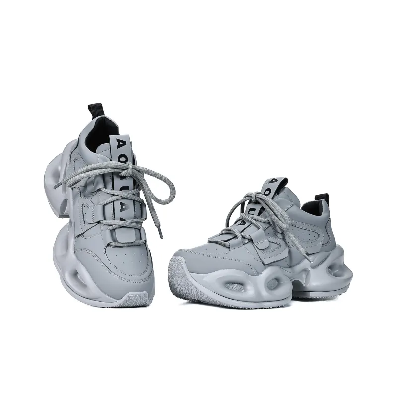 UanDi Cushioning Anti-Slip And Wear-Resistant Height Increasing Low-Top Chunky Sneakers Women's-6