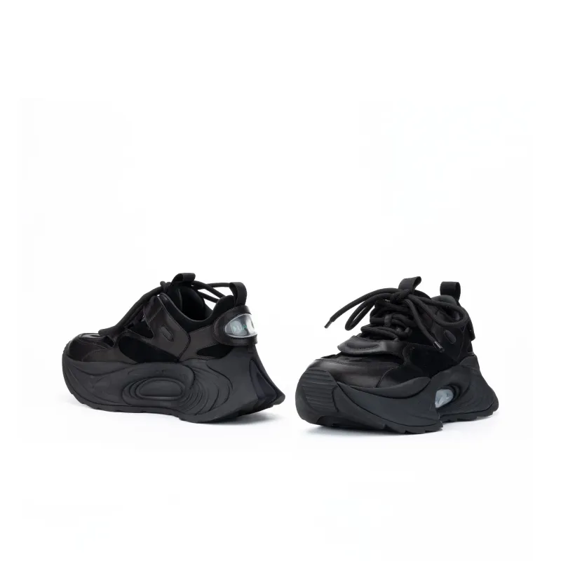 UanDi Cushioning, Slip Resistant, Abrasion Resistant, Height Increasing Low Top Chunky Sneakers Women's-1
