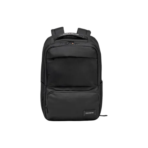SWISS MILITARY PU Backpack Tubas Unisex Black