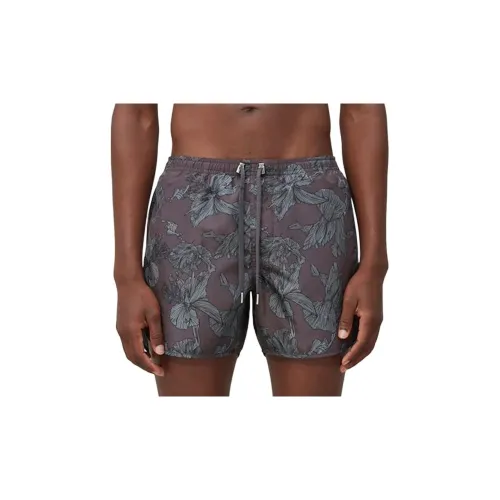 Neil Barrett Swimming Shorts Men Gray Purple