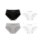 B Set: Black+White+Gray+White