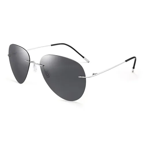 Morakot Β Titanium Aviator Sunglasses Men's