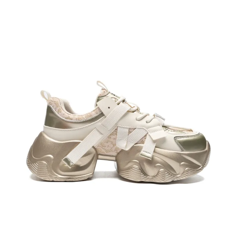 ZHR Cushioning And Breathable Low Top Chunky Sneakers Women's-6