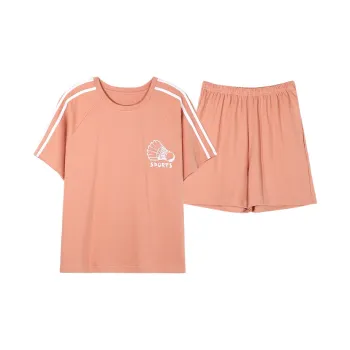 The Story Of The Flower Season Pajama Set Women's Coral
