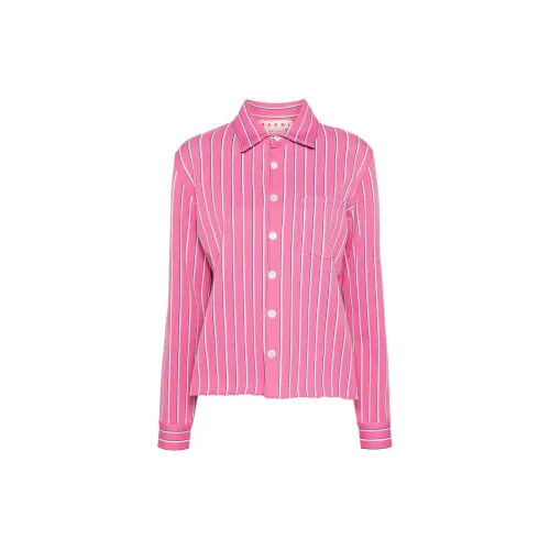 MARNI Shirts Women's Bubble Gum Pink Color