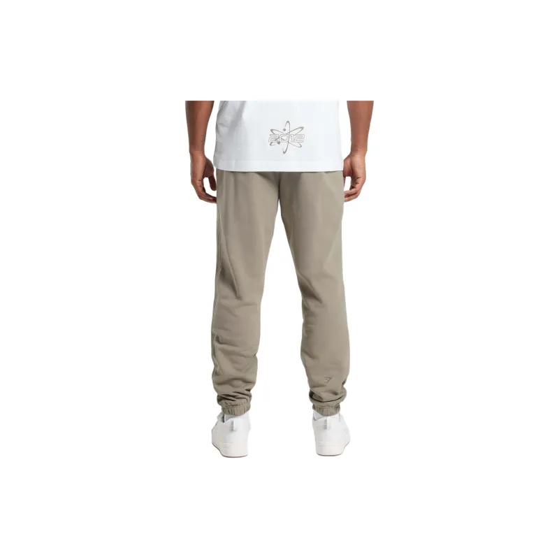 GYMSHARK REST DAY ESSENTIALS JOGGERS Casual Pants Men's Linen Brown-1