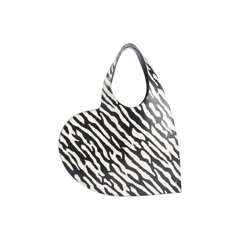 COPERNI Calfskin Handbag Women's Black & White-0