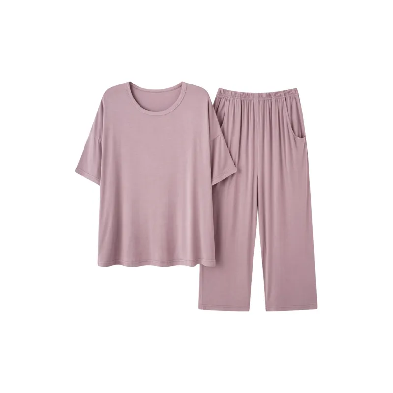 William Pajama Set Women's Brier Red-0